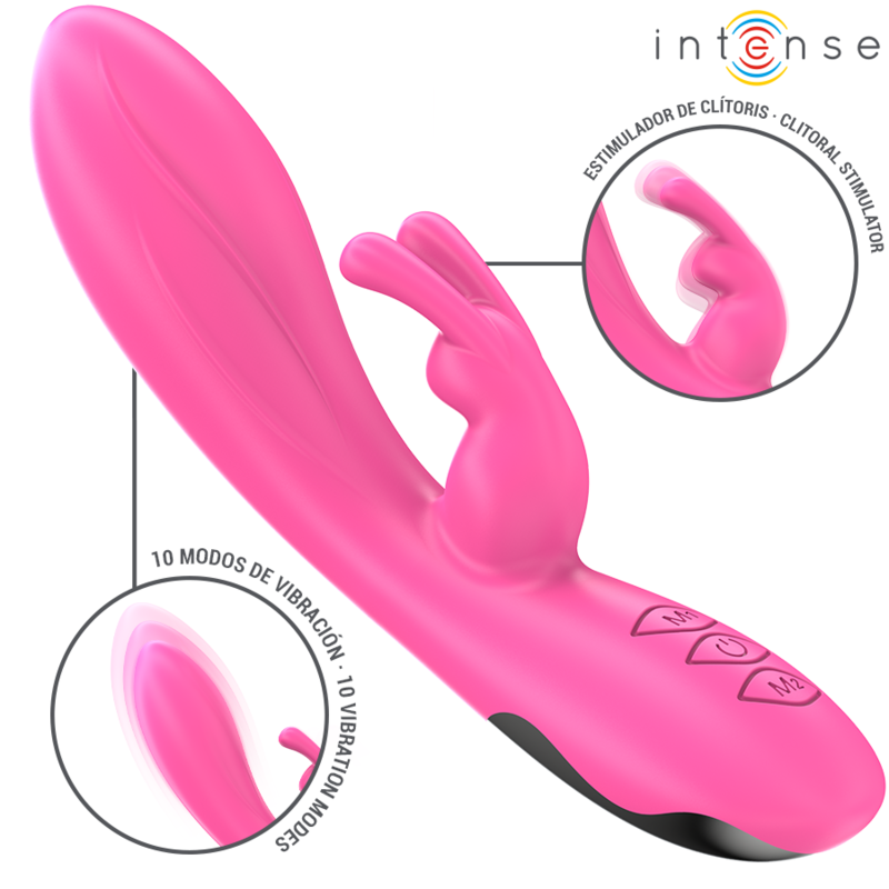 INTENSE – RANDALL VIBRADOR RABBIT 10 VIBRACIONES ROSA