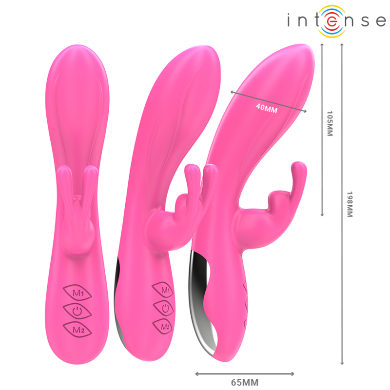 INTENSE – RANDALL VIBRADOR RABBIT 10 VIBRACIONES ROSA