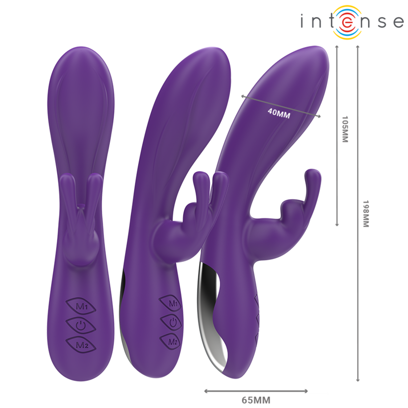 INTENSE – RANDALL VIBRADOR RABBIT 10 VIBRACIONES MORADO