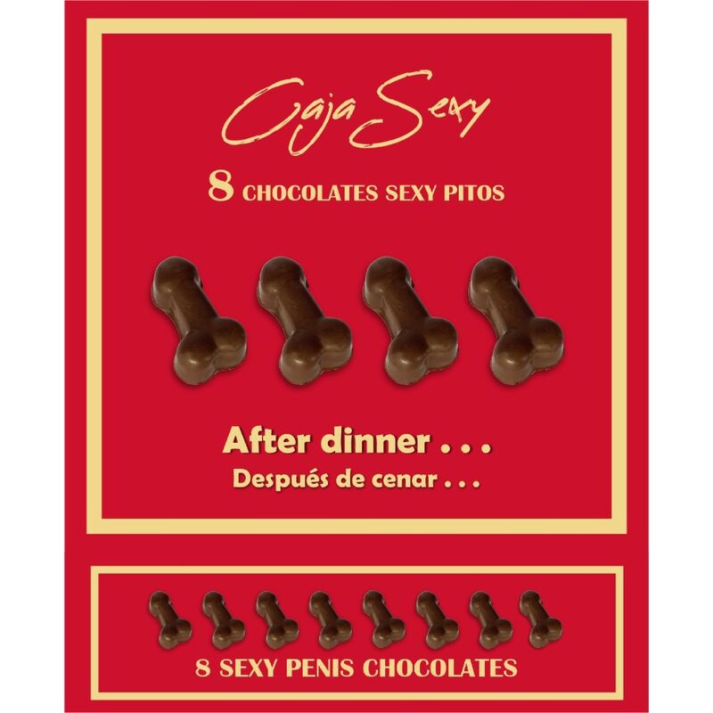 DIABLO PICANTE – CAJA 8 CHOCOLATINAS FORMA PENE