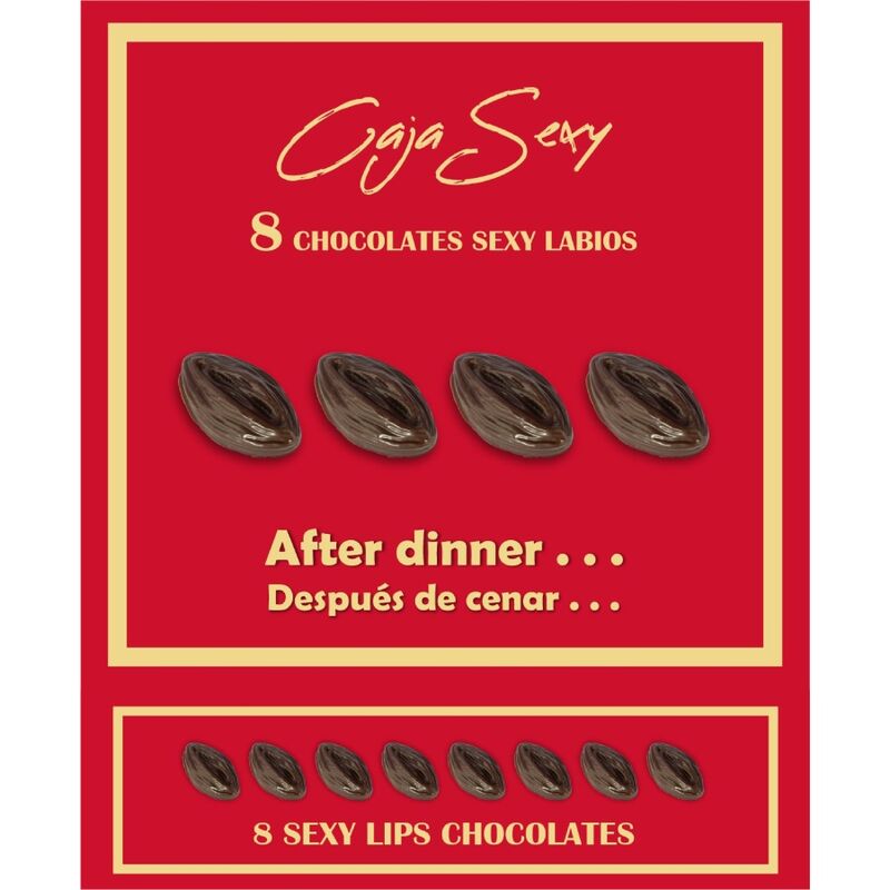 DIABLO PICANTE – CAJA 8 CHOCOLATINAS FORMA VAGINA