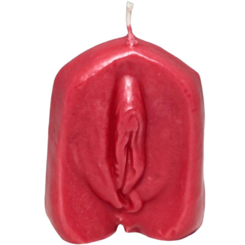 DIABLO PICANTE – VELA FORMA VAGINA ROJO