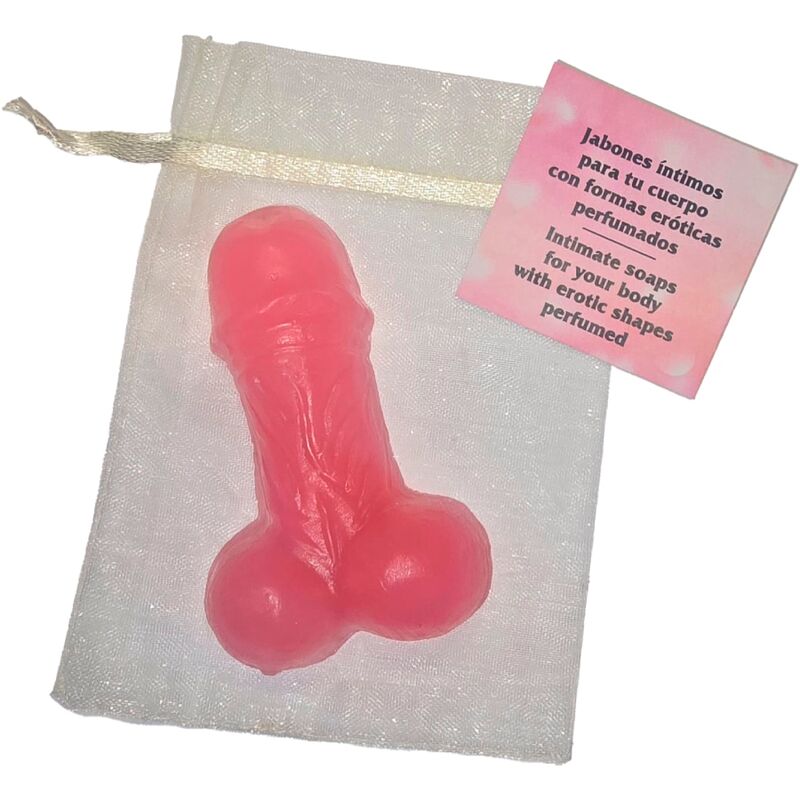 DIABLO PICANTE – JABÓN PERFUMADO FORMA PENE ROSA
