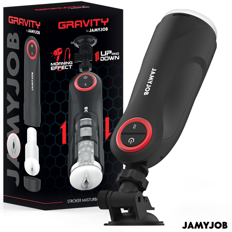 JAMYJOB – GRAVITY MASTURBADOR VAGINA AUTOMÁTICO 5 MODOS SUCCIÓN