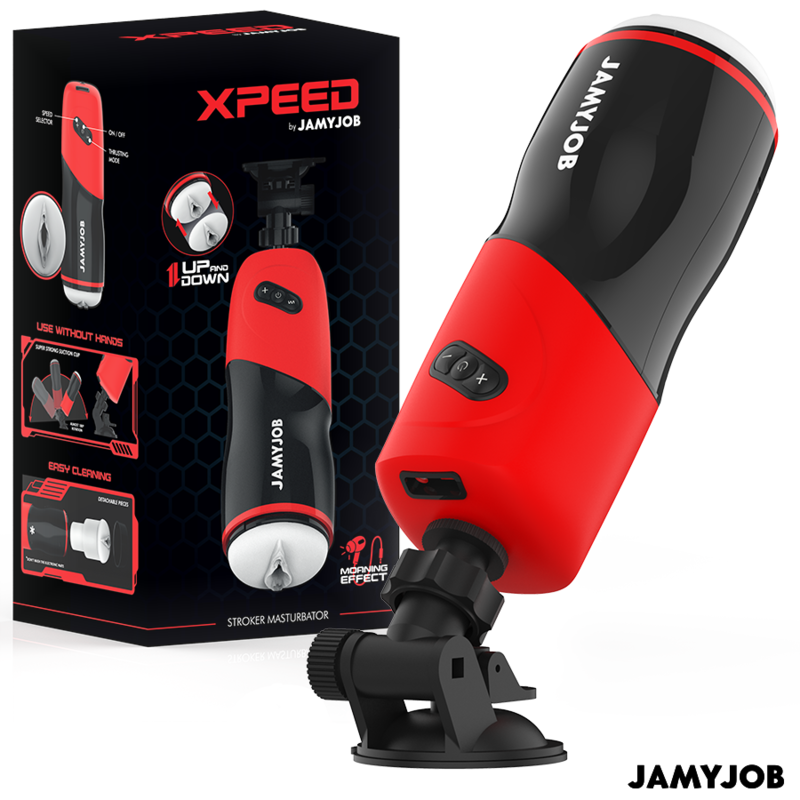 JAMYJOB – XPEED MASTURBADOR VAGINA AUTOMÁTICO 5 MODOS SUCCIÓN