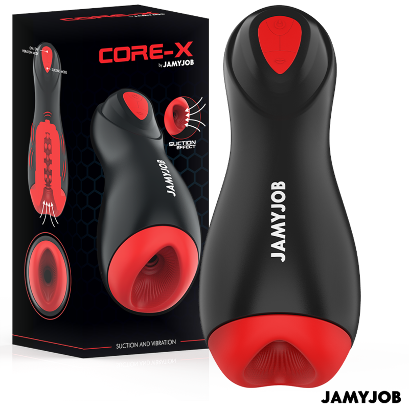 JAMYJOB – CORE-X MASTURBADOR AUTOMÁTICO 5 MODOS SUCCIÓN Y VIBRACIÓN