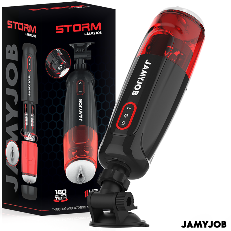 JAMYJOB – STORM MASTURBADOR VAGINA AUTOMÁTICO 10 MODOS SUCCIÓN Y EMPUJE