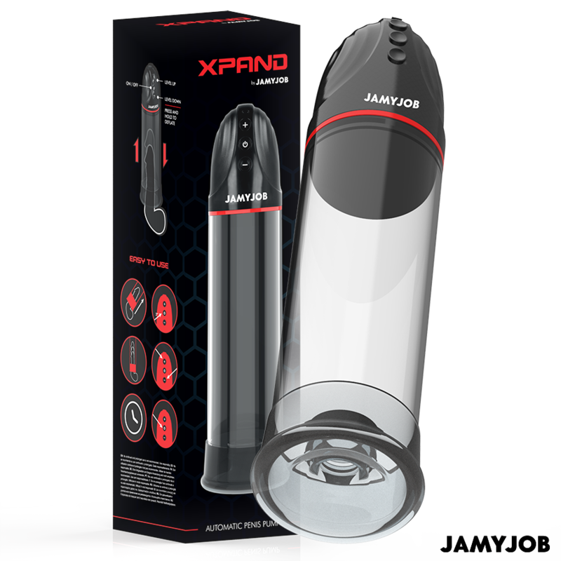 JAMYJOB – XPAND BOMBA AUTOMÁTICA 3 NIVELES DE SUCCIÓN GRIS