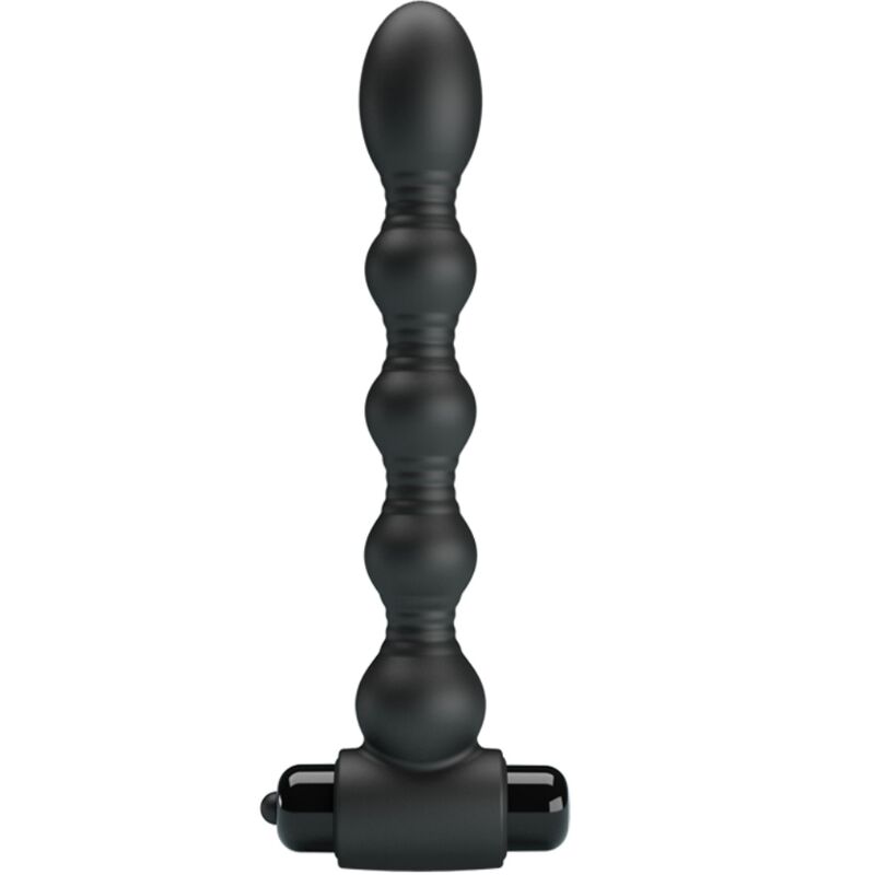 PRETTY LOVE – LYNN PLUG ANAL SILICONA 10 VIBRACIONES NEGRO