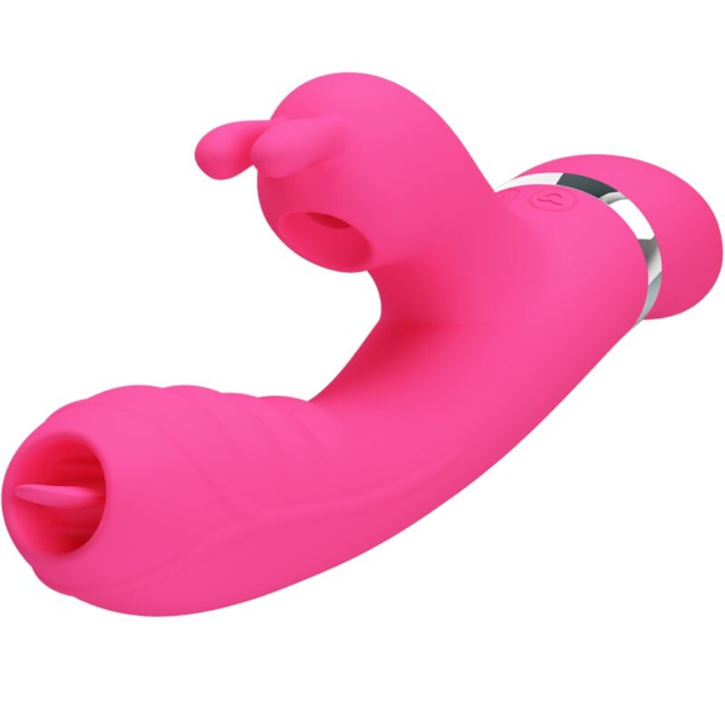 PRETTY LOVE – PHOENIX VIBRADOR RABBIT MULTIFUNCIÓN ROSA