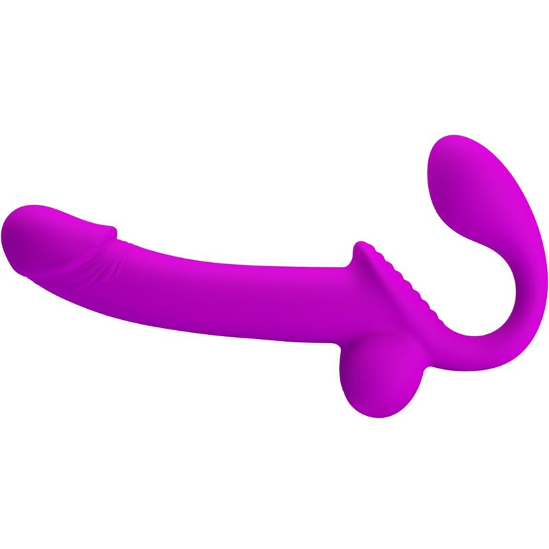PRETTY LOVE – KELPIE ESTIMULADOR STRAP-ON DOBLE MORADO