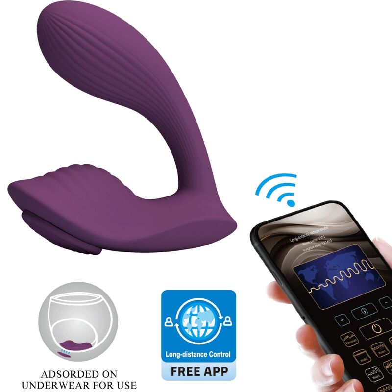 PRETTY LOVE – FRANZ MASAJEADOR  VIBRADOR APP GRATUTITA MORADO
