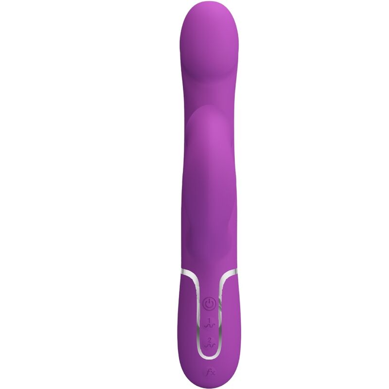 PRETTY LOVE – VIBRADOR  ESTIMULADOR MULTIFUNCIÓN 4 EN 1 MORADO