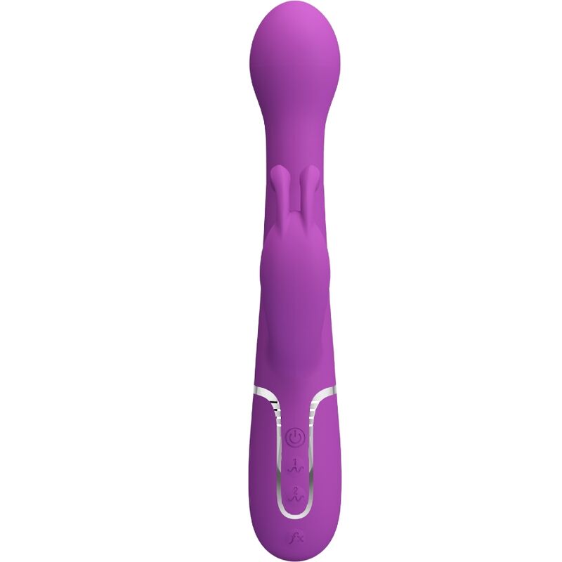 PRETTY LOVE – DEJON VIBRADOR RABBIT MULTIFUNCIÓN 3 EN 1 MORADO