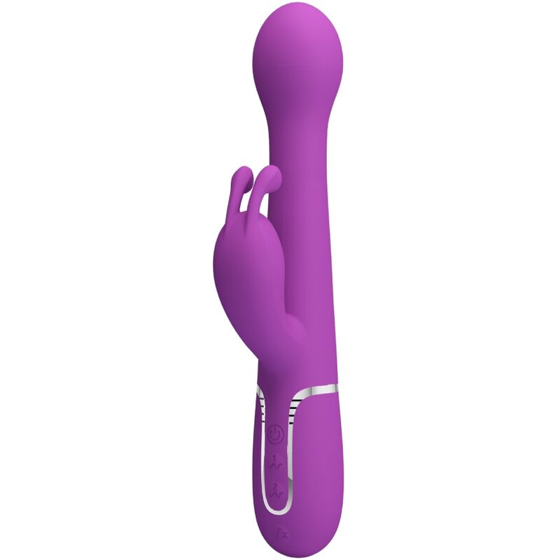 PRETTY LOVE – DEJON VIBRADOR RABBIT MULTIFUNCIÓN 3 EN 1 MORADO