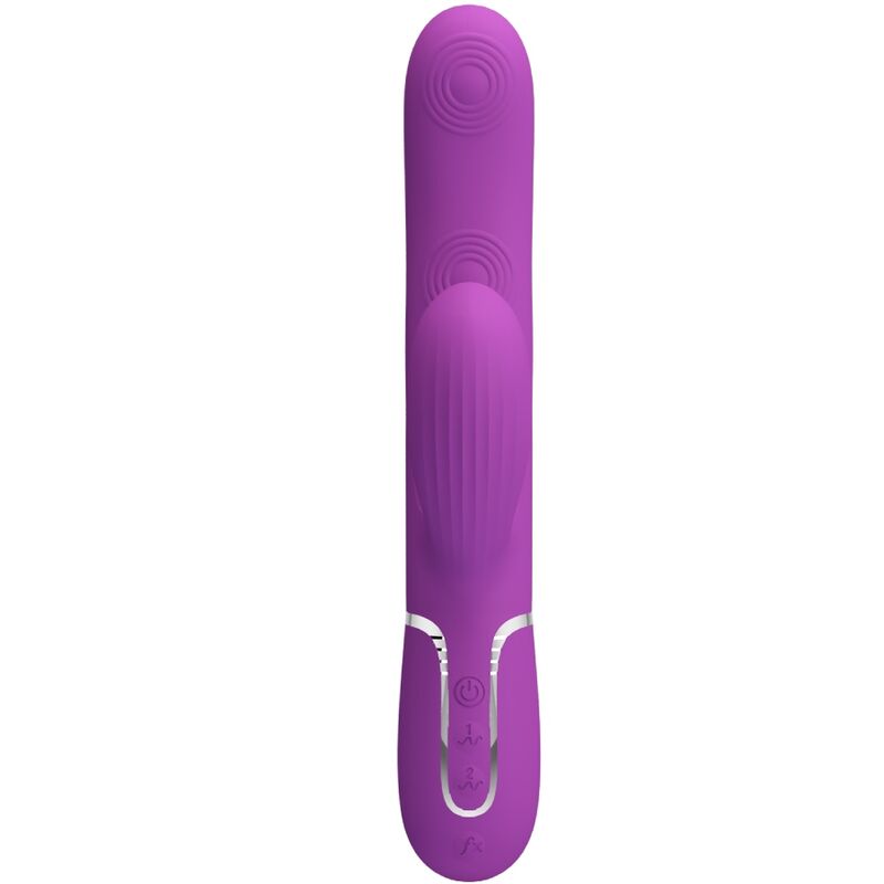 PRETTY LOVE – PERLITA VIBRADOR RABBIT MULTIFUNCIÓN 3 EN 1 MORADO