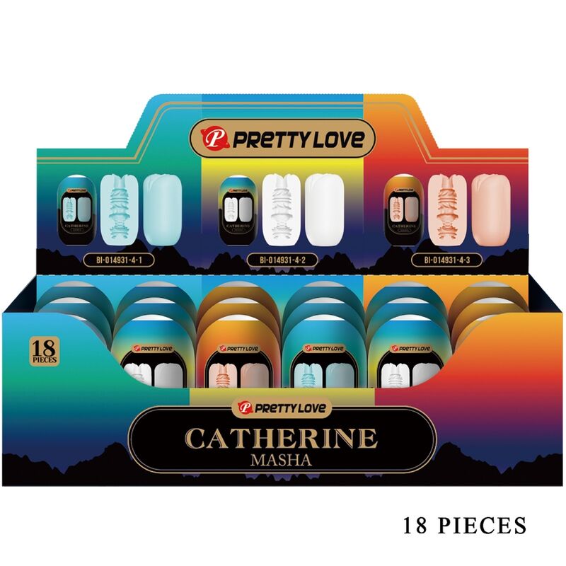 PRETTY LOVE – MASHA PACK 18 MASTRUBADORES MASCULINOS VARIOS