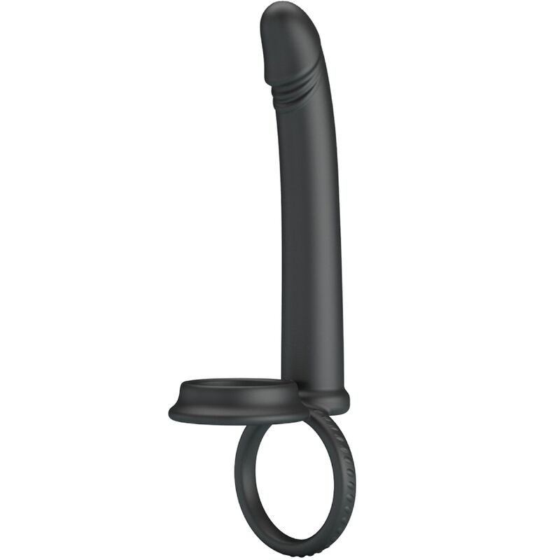 PRETTY LOVE – MOSES ANILLO DOBLE PENE PARA DONLE PENETACIÓN NEGRO