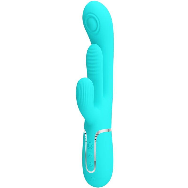 PRETTY LOVE – SHANIA TRIPLE VIBRADOR RABBIT MULTIFUNCIÓN 3 EN 1