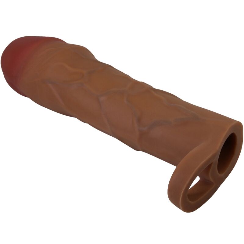PRETTY LOVE – HANI FUNDA PARA PENE CON EXTENSIÓN DE 5 CM MULATO