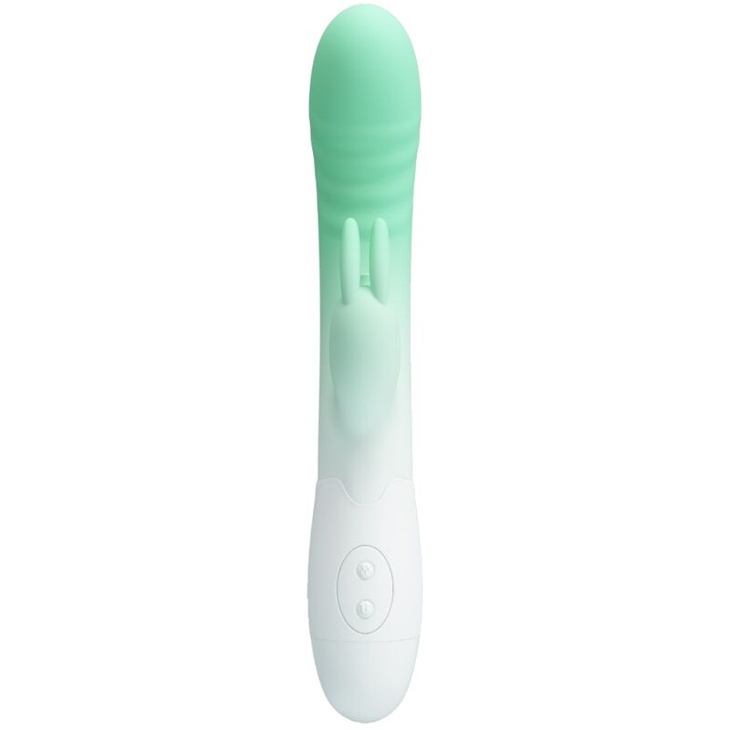 PRETTY LOVE – CERBERUS VIBRADOR RABBIT 3O VIBRACIONES VERDE