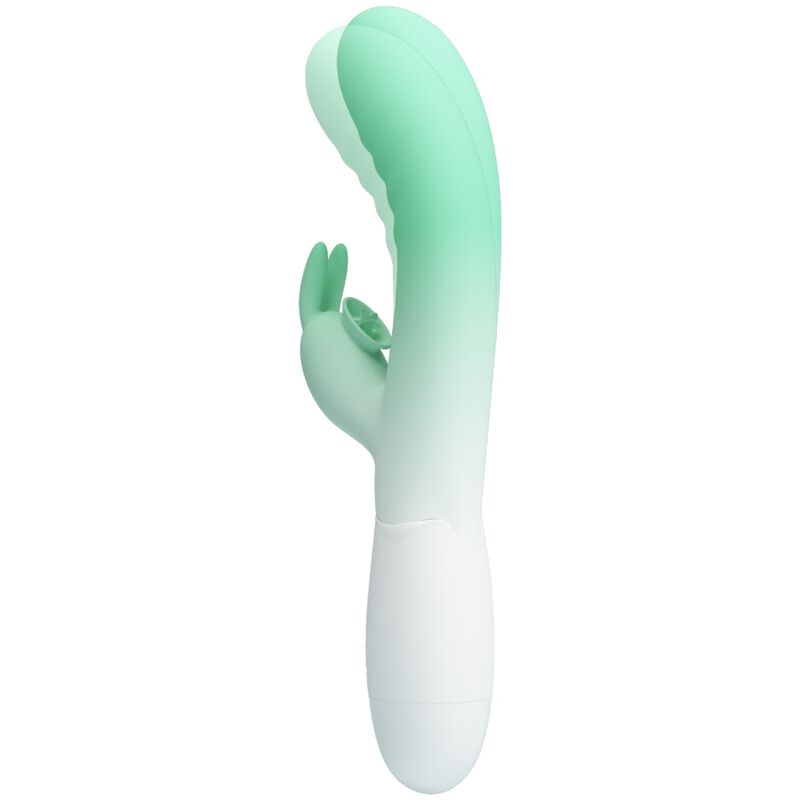 PRETTY LOVE – CERBERUS VIBRADOR RABBIT 3O VIBRACIONES VERDE