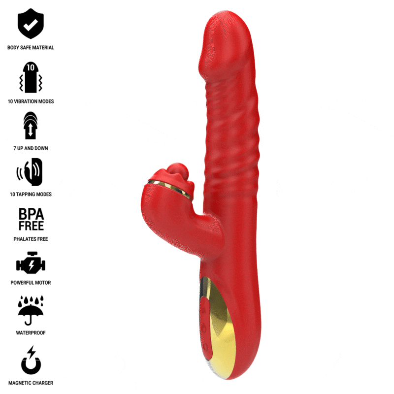 INTENSE – THALIA VIBRACIÓN  EMPUJE  ESTIMULACIÓN ROJO