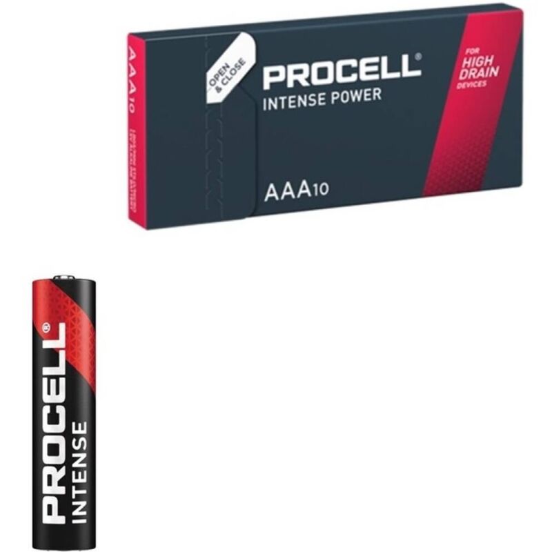 PROCELL – INTENSE POWER ALCALINA LR03 AAA 1,5V CAJA*10