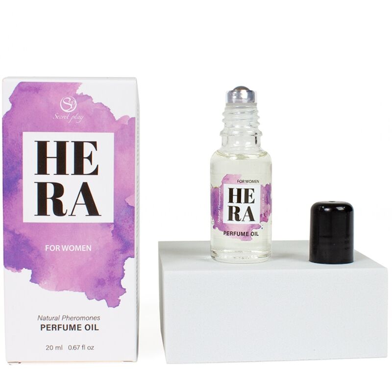 SECRETPLAY – HERA PERFUME NATURAL FEROMONAS EN ACEITE PARA MUJER 20 ML