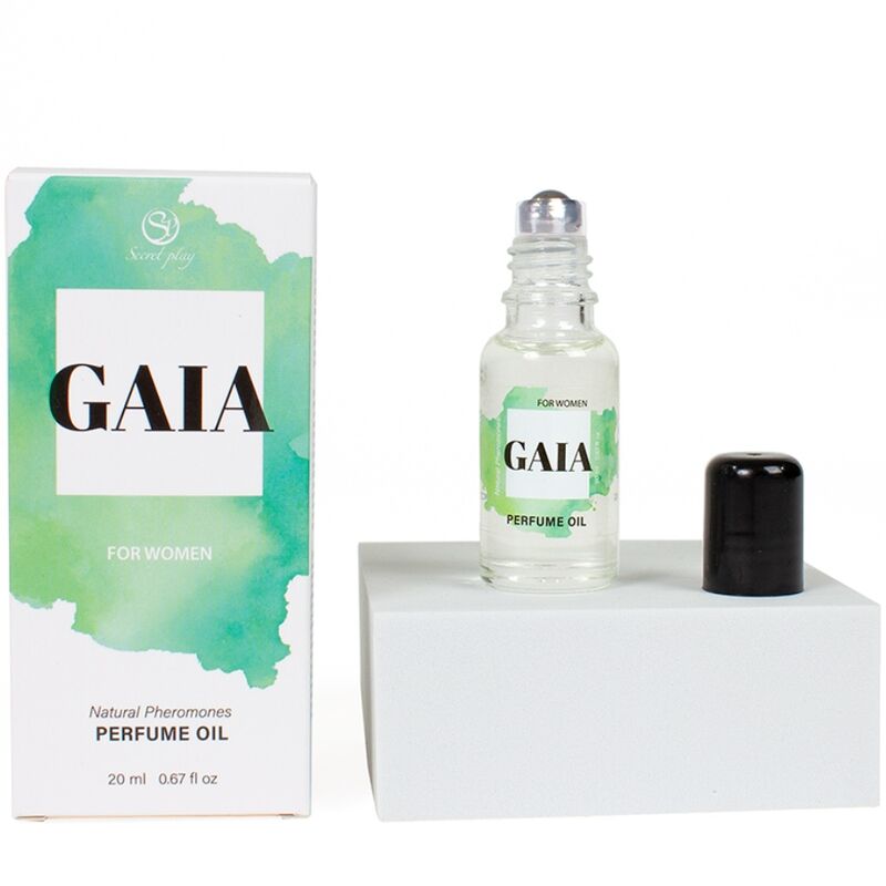 SECRETPLAY – GAIA PERFUME NATURAL FEROMONAS EN ACEITE PARA MUJER 20 ML
