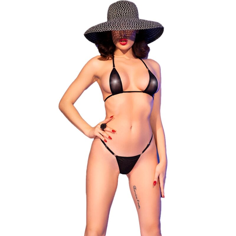 CHILIROSE – CR 4840 MICRO BIKINI NEGRO S/M