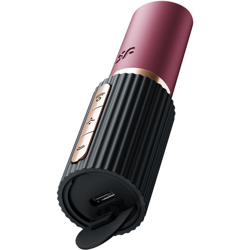 SATISFYER – PRO 2 KISS ESTIMULADOR CLÍTORIS POR ONDAS GRANATE / NEGRO