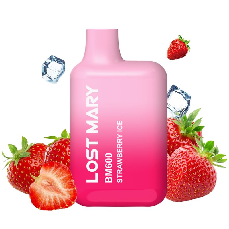 LOST MARY – BM600 VAPER NICOTINA 2% DESECHABLE SABOR FRESA HELADA