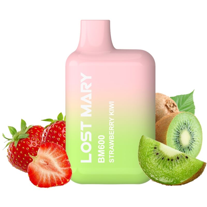LOST MARY – BM600 VAPER NICOTINA 2% DESECHABLE SABOR FRESA KIWI