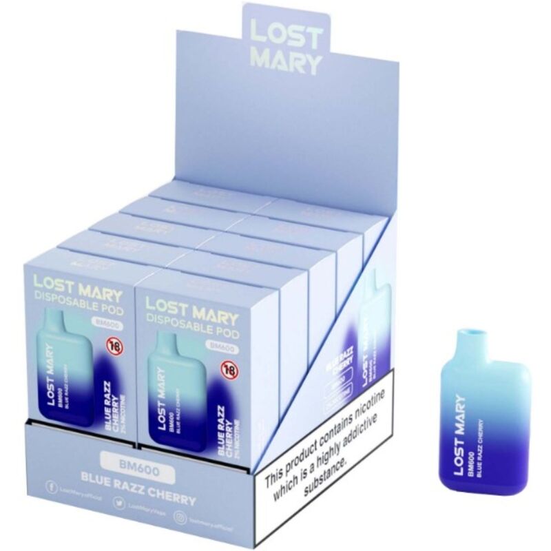 LOST MARY – BM600 VAPER NICOTINA 2% DESECHABLE SABOR ARÁNDANOS