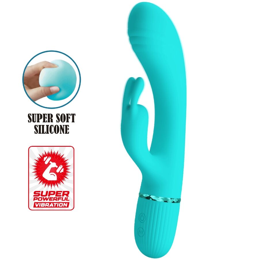 PRETTY LOVE – SCOCCO VIBRADOR RABBIT TURQUESA