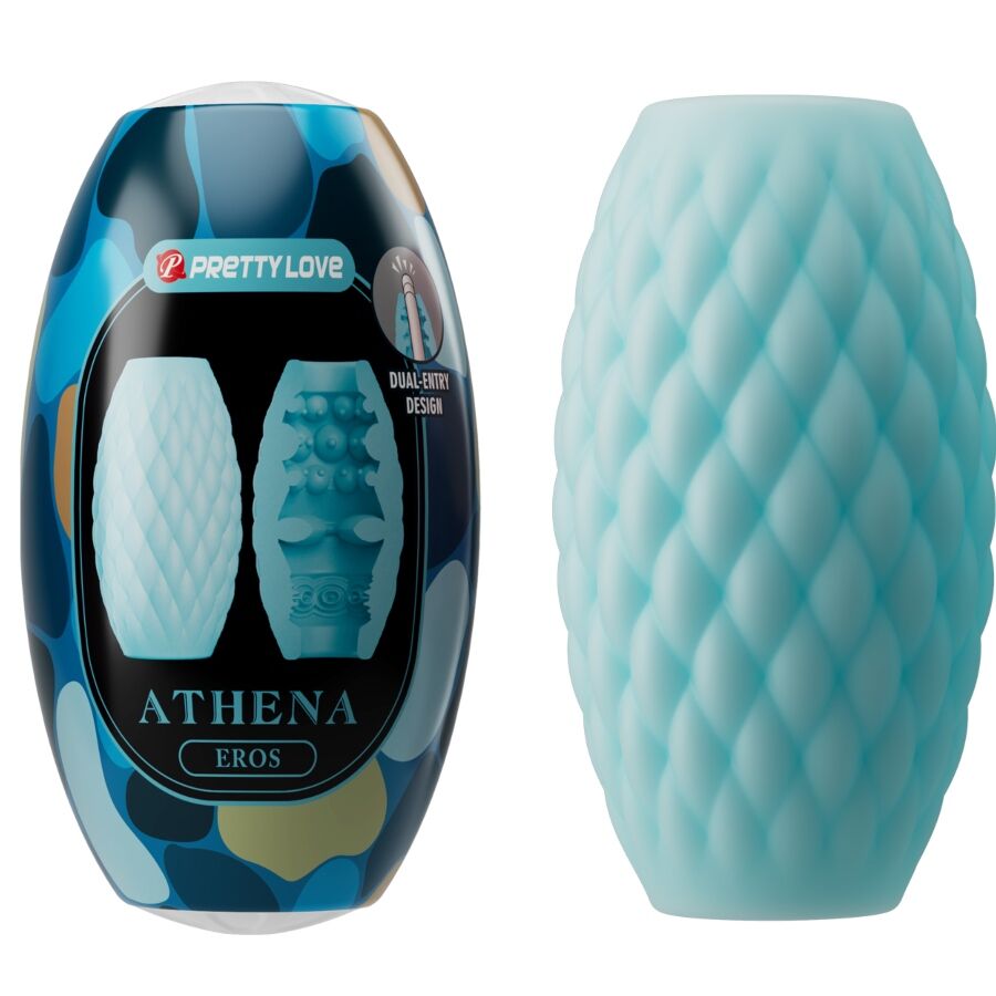PRETTY LOVE – ATHENA EROS MASTURBADOR MASCULINO SILICONA CELESTE
