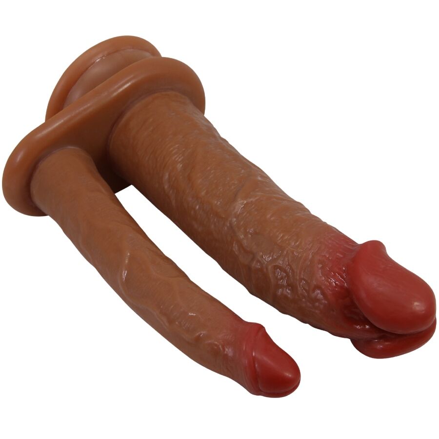 PRETTY LOVE – GORAN DOBLE DILDO REALÍSTICO NATURAL MULATO