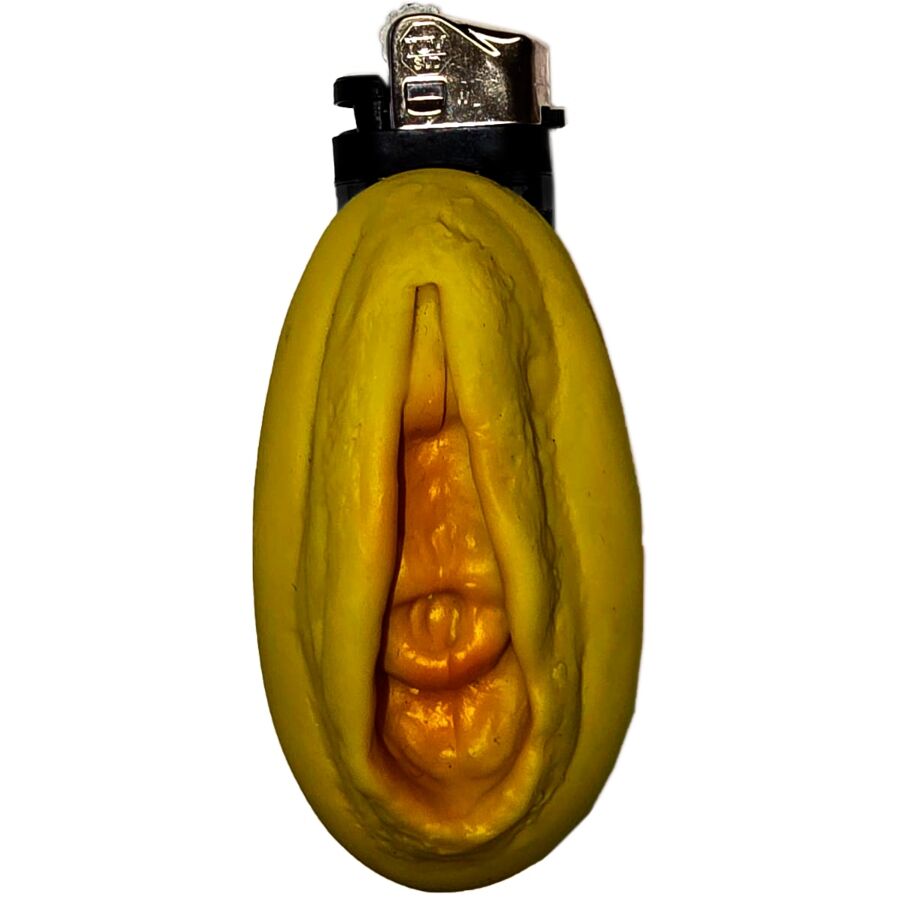 DIABLO PICANTE – MECHERO VAGINA DORADO