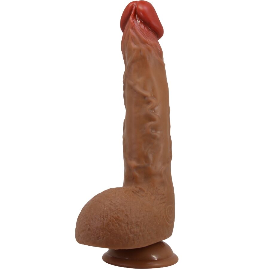 BAILE – BEAUTIFUL WILKS VIBRADOR REALÍSTICO DE 5 CONFIGURACIONES 25 CM MULATO