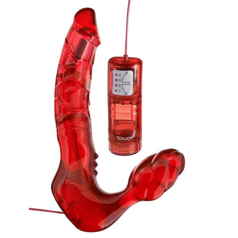 TOYJOY – ARNES DOBLE PENETRACION SIN CORREAS CON VIBRADOR