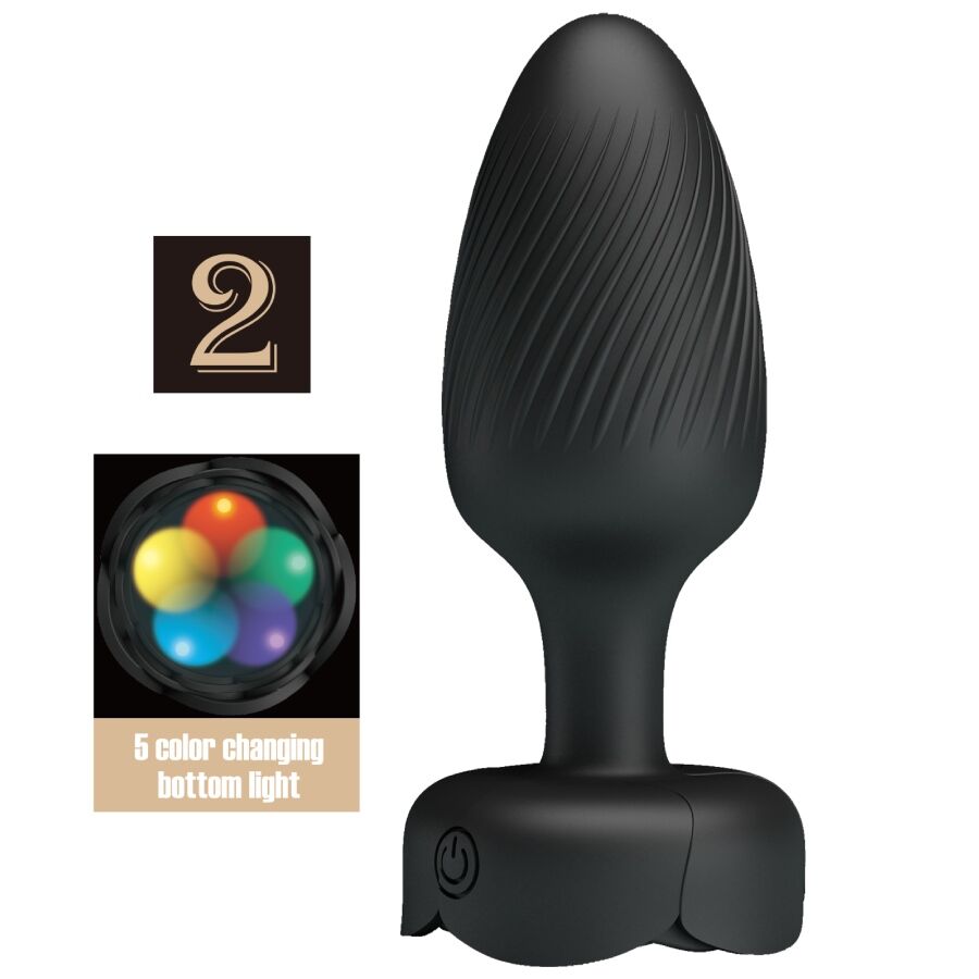 PRETTY LOVE – VARIAN PLUG ANAL CON LUZ LED 10.8 CM