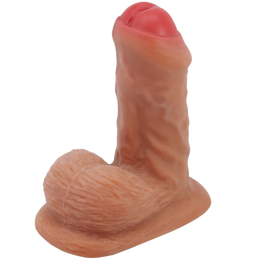 PRETTY LOVE – WARNELL DILDO ULTRA REALÍSTICO Y ELÁSTICO 9.5 CM MULATO