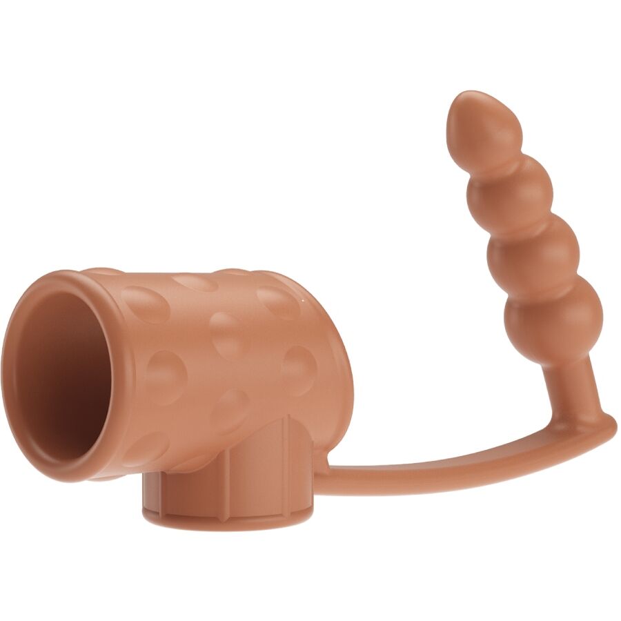 PRETTY LOVE – FUNDA PARA PENE CON PLUG ANAL NATURAL