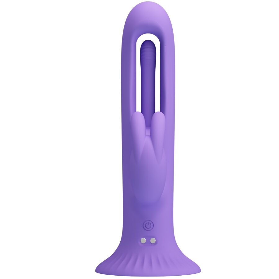 PRETTY LOVE – KILLMOULIS VIBRADOR RABBIT 12 MODOS DE VIBRACIÓN MORADO