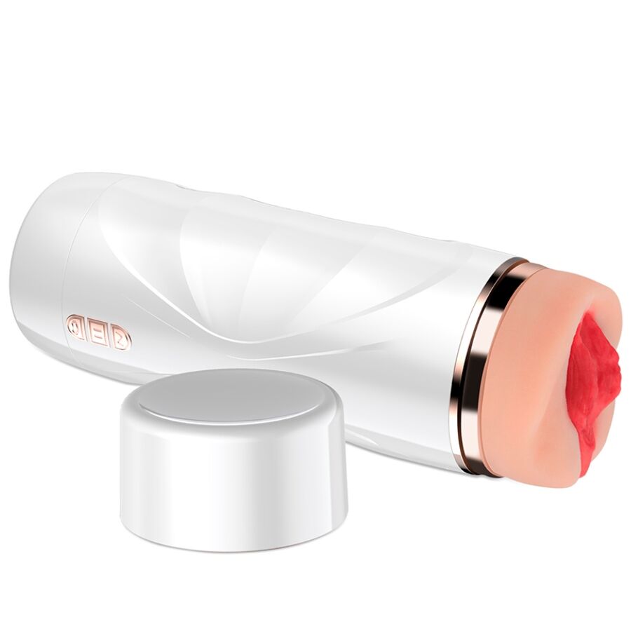 SHEQU – RILEY MASTURBADOR VAGINA CON VIBRACIÓN Y ONDAS ESTIMULADORAS