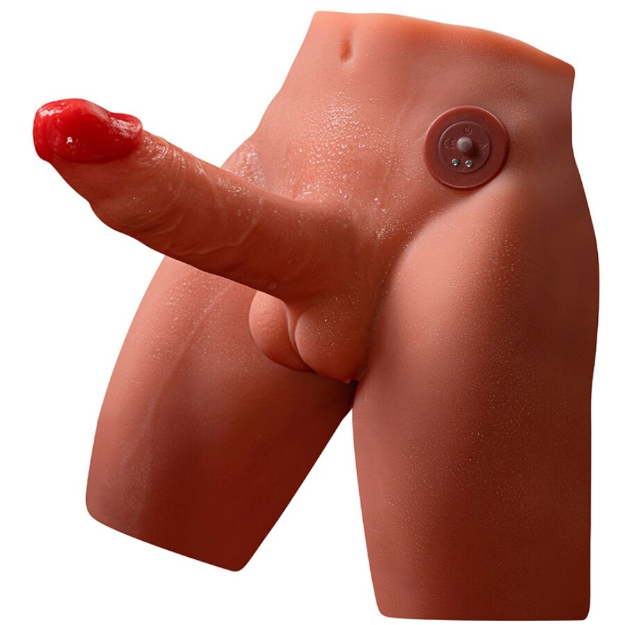 XISE – JASON MASTURBADOR DILDO REALÍSTICO CON THRUSTING Y VIBRACIÓN 17 CM