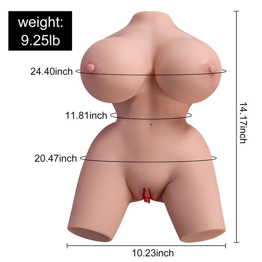 XISE – FRIEDA TORSO REALÍSTICO FEMENINO CON VIBRACIÓN 36 CM