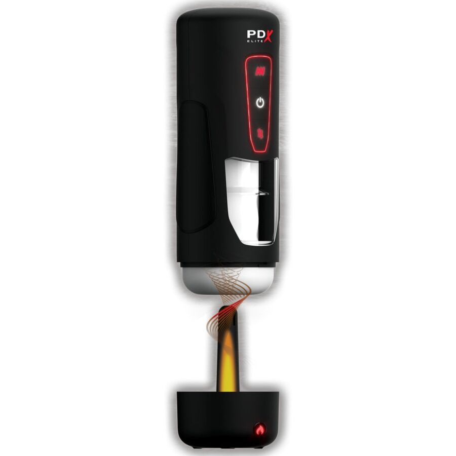 PDX ELITE – MILK ME HOTTER MASTURBADOR AUTOMÁTICO CON THRUSTING Y VIBRACIÓN EFECTO CALOR