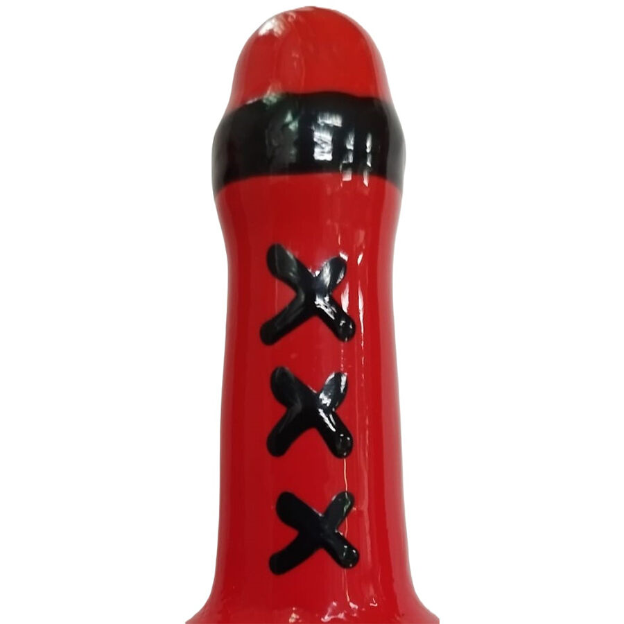CONDOMERIE – PRESERVATIVO DECORATIVO PINTADO A MANO MSTERDAM ROJO